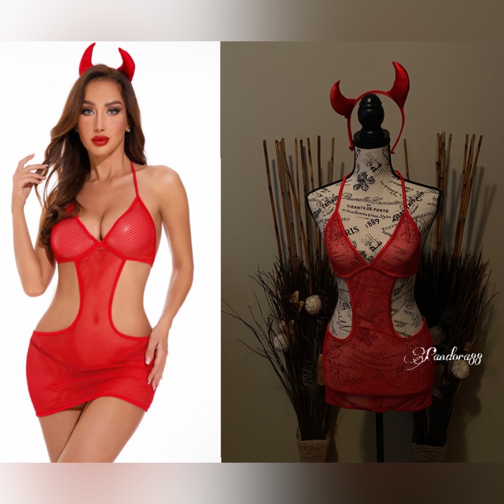 Sexy devil costume valentines